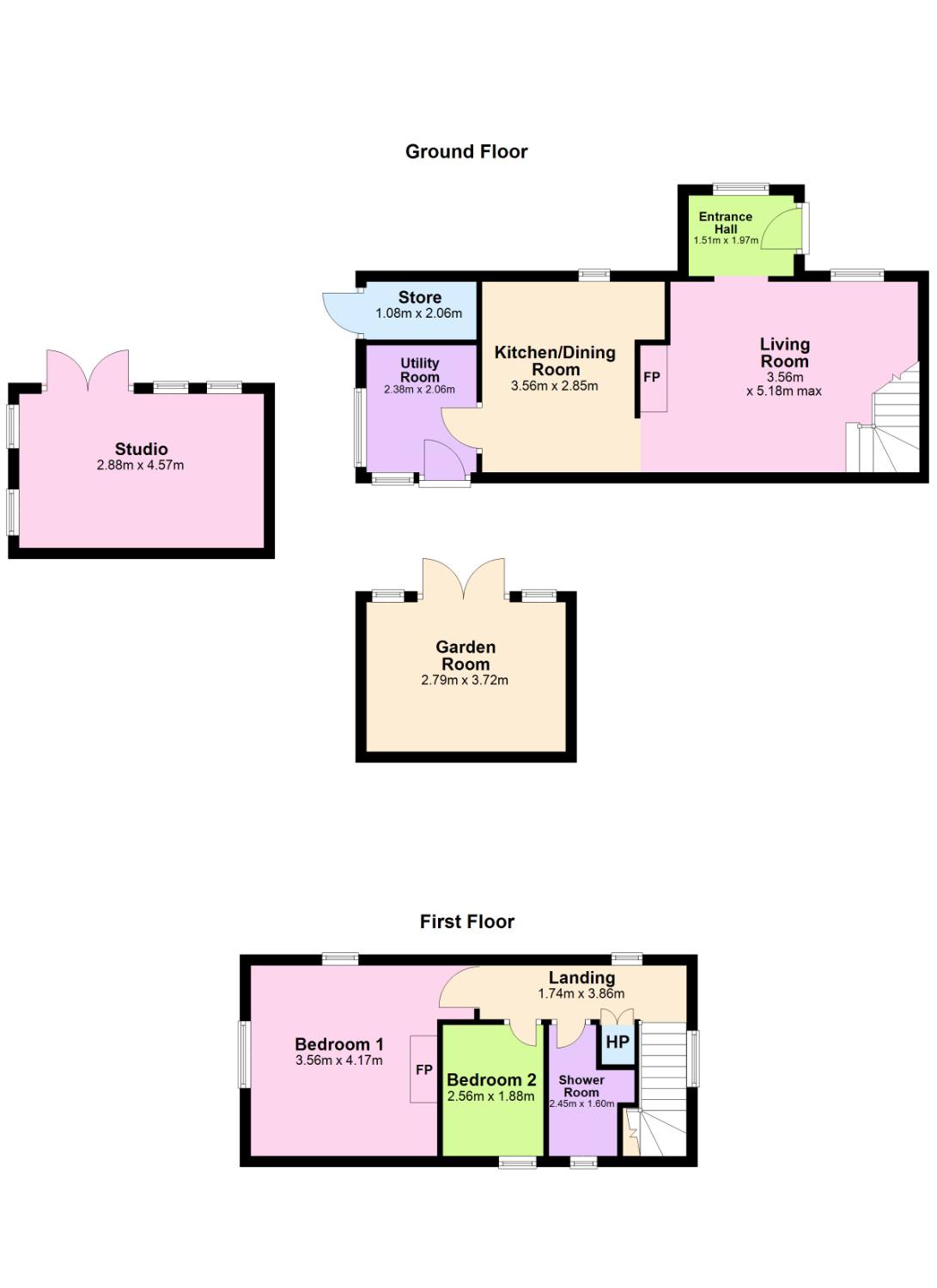 Genista Cottage floor plan